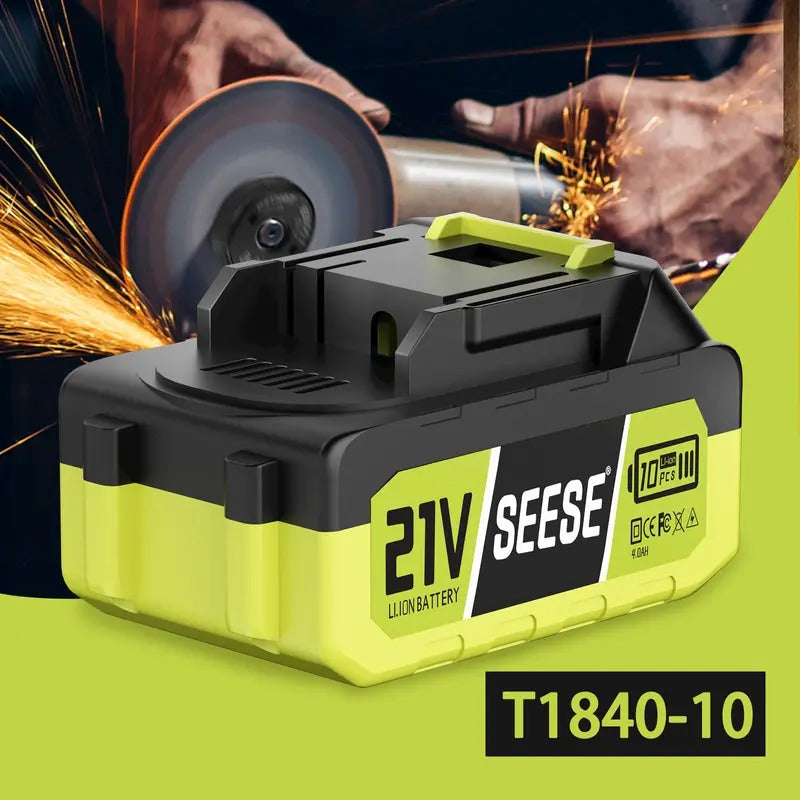 SEESE 21V Max Lithium Battery Pack Compatible with SEESE 21V Cordless Power Tools (1 Pack 21V Battery) Works with SEESE Blower Car Washer Chainsaw and Other Power Tools Gift for Thanksgiving,Christmas,New Year